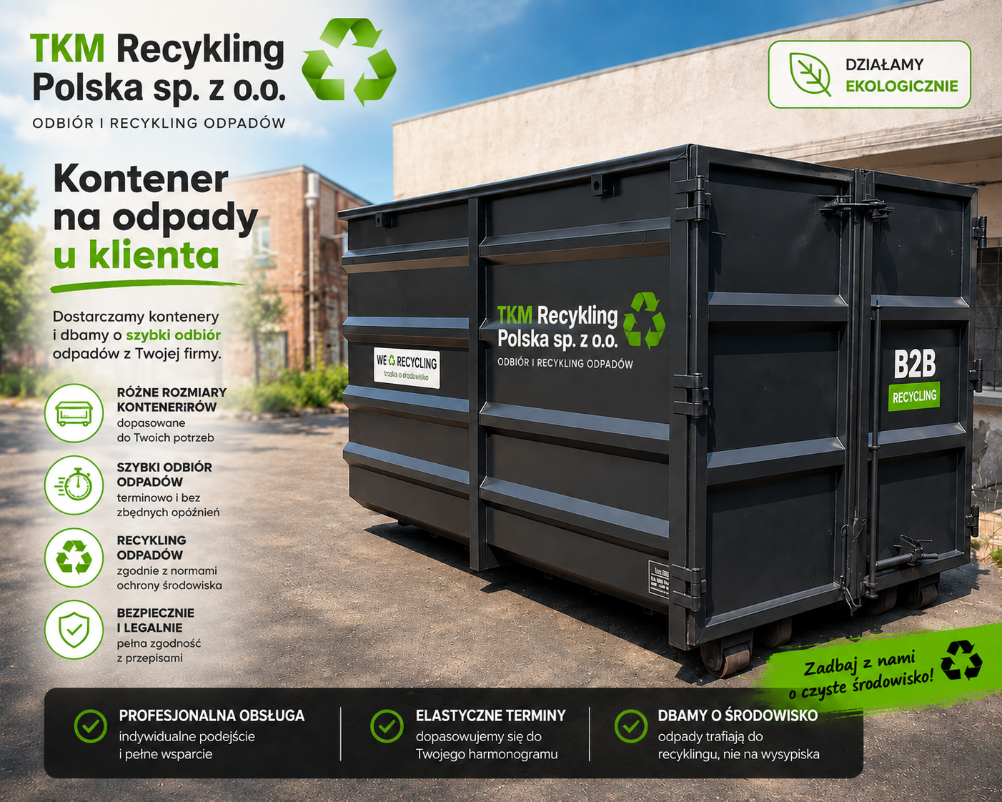 Kontener TKM Recykling Polska